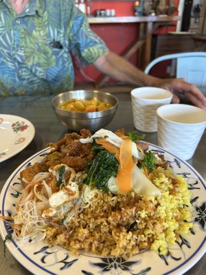 Some of everything !  at The Vegan Shop in Hilo