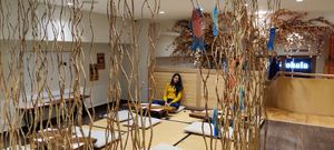 Upstairs area at Ukiyo in Casablanca