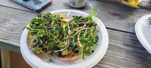 Avocado toast 😋 at Highland Park Sandwich Shop in Melbourne