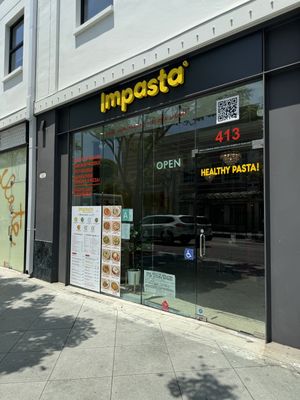 Entrance   at Impasta in Beverly Hills