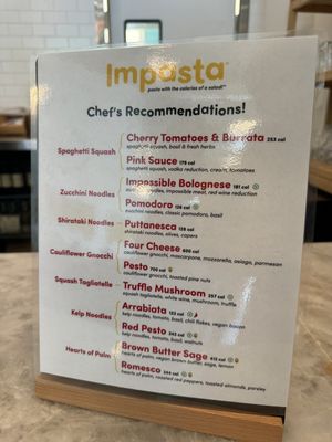 Chef’s Menu  at Impasta in Beverly Hills