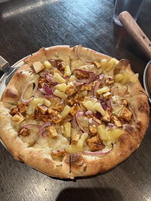 You Don’t Know Jack pizza with tofu  at Tomato Bar Pizza Bakery in Crown Point