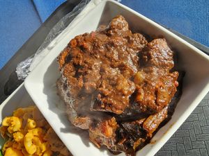 Bowl of Oxtails  at Ethno Caribbean Cuisine in Norwalk