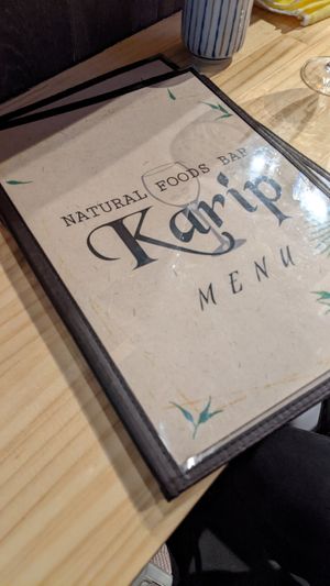 メニュー at Karip - ナチュラルフーズバルカリプ  in Osaka