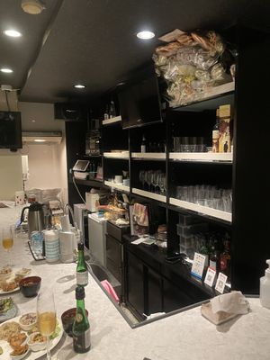 Bar counter  at Karip - ナチュラルフーズバルカリプ  in Osaka