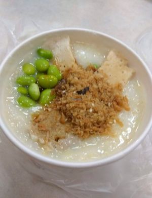 Vegan porridge at Mr Bean - Sengkang General Hospital in Northeast Singapore