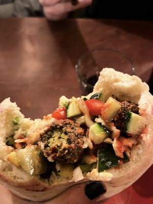 Фалафель в пите со спешл соусом  at Darani in Tbilisi