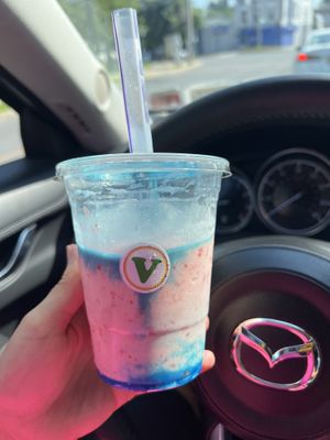 Vegan Cherry Bomb Shake 💣 🥰  at Herbie's Burgers in Albany