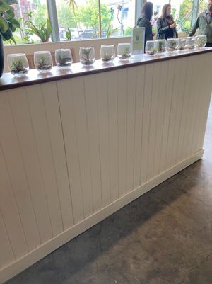 Interior accents at Cafe Flora in Seattle