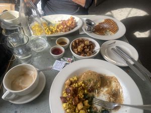   at Cafe Flora in Seattle