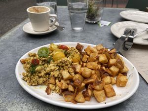   at Cafe Flora in Seattle