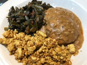 Cafe Flora Southern Breakfast Platter at Cafe Flora in Seattle