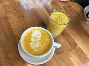   at Cafe Flora in Seattle