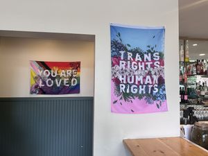   at Cafe Flora in Seattle