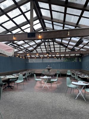   at Cafe Flora in Seattle