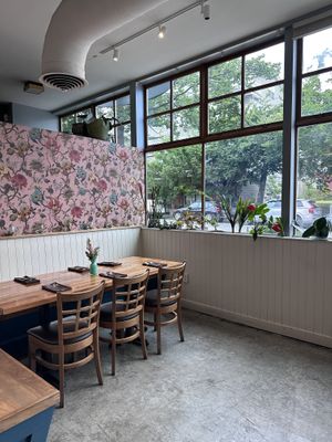   at Cafe Flora in Seattle