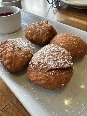 Mochi beignets  at Cafe Flora in Seattle