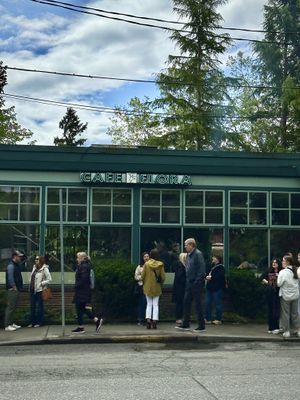   at Cafe Flora in Seattle