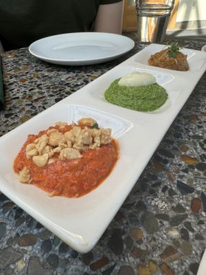 Summer spread set   at Cafe Flora in Seattle