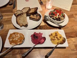   at Cafe Flora in Seattle