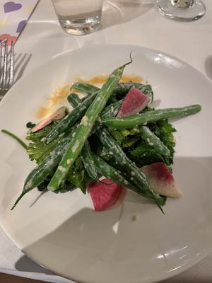 Salad from Valentine’s Day menu  at Cafe Flora in Seattle