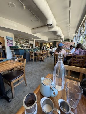   at Cafe Flora in Seattle