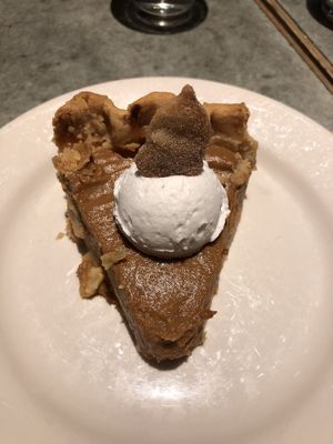 Pumpkin pie from December  at Cafe Flora in Seattle