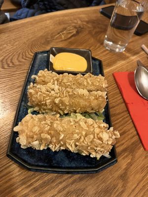 Tofu sticks #Veganuary at Rou Vegan in Berlin