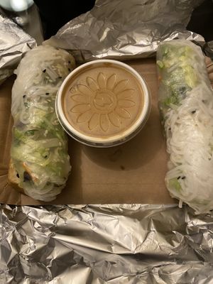 Fresh rolls  at Rou Vegan in Berlin