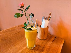 Vegan Lassi at Rou Vegan at Rou Vegan in Berlin