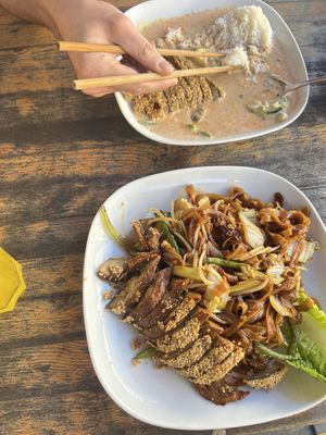 down: 25 with duck, up: 32 with duck  at Rou Vegan in Berlin