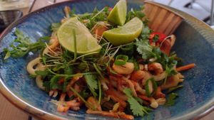 Plant based Pad Thai at Zeta in The Hague