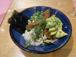 Poke bowl: quite nice at Zeta in The Hague