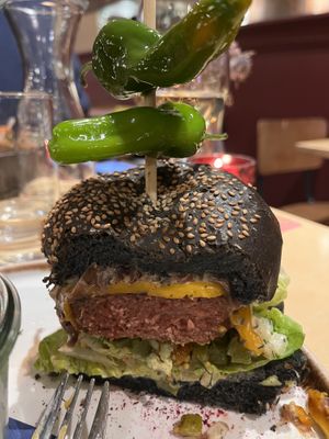 Vegan 🌱 burger   at Zeta in The Hague