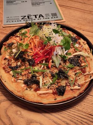 Heerlijke okonomiyaki #Veganuary at Zeta in The Hague