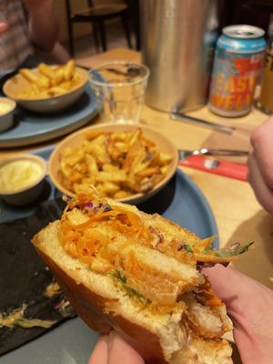 Kimchi chicken burger   at Zeta in The Hague