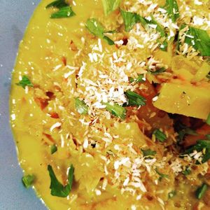 Crown Squash Katsu Curry at Sprout Derby in Derby