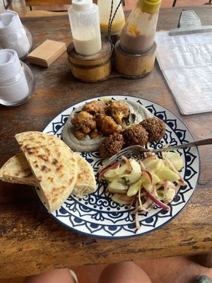 Baba Ganoush Plate  at Bustavo Food Bus in Ometepe