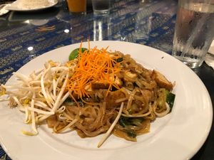 Pad  thai tofu without egg at Thai Thani in Orlando