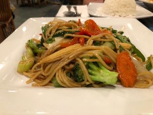 Vegetarian special menu at Thai Thani in Orlando