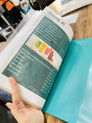 Menu snippet  at Xiang Ji 香積素食 in Johor Bahru