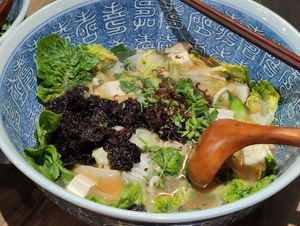 big bowl noodle - plain vege flavour at Xiang Ji 香積素食 in Johor Bahru