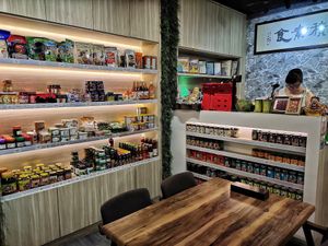 Cashier counter at Xiang Ji 香積素食 in Johor Bahru