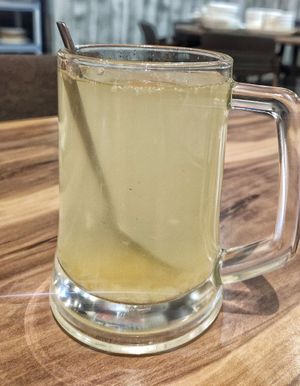 Hot pomelo tea, yummy at Xiang Ji 香積素食 in Johor Bahru