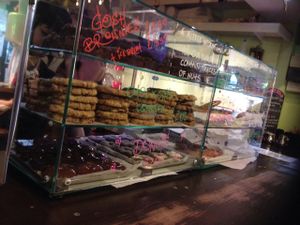 amazingly chewy big cookies only £2!  at Cookies and Scream - Camden Lock Market in North West London