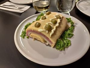 Pionono at Liberación Cocina Vegana in Buenos Aires