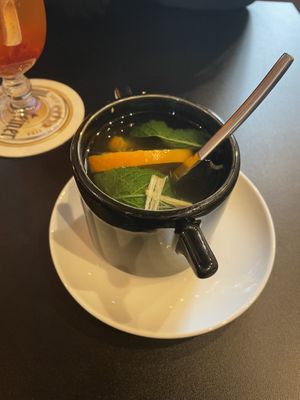 Ginger tea  at Vegan Bar in Schwerin