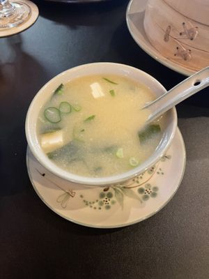 Miso soup   at Vegan Bar in Schwerin