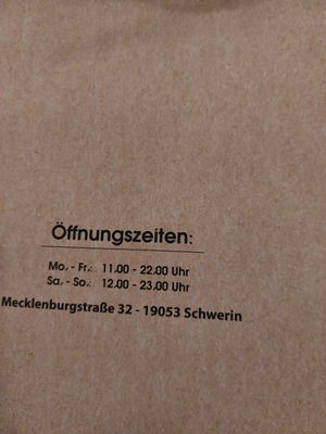  at Vegan Bar in Schwerin