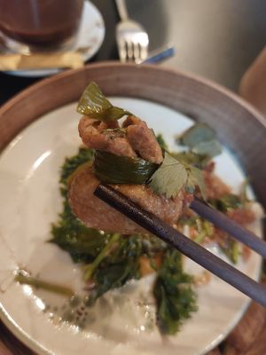 Tofu Tasche at Vegan Bar in Schwerin